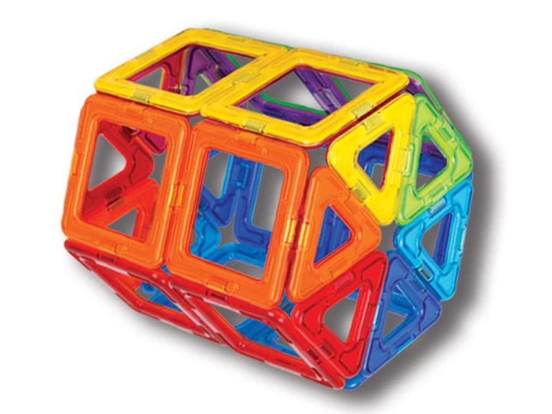 MAGFORMERS磁性建構片-62片裝***贈(專用輪架包+摩天輪支架Plus) 