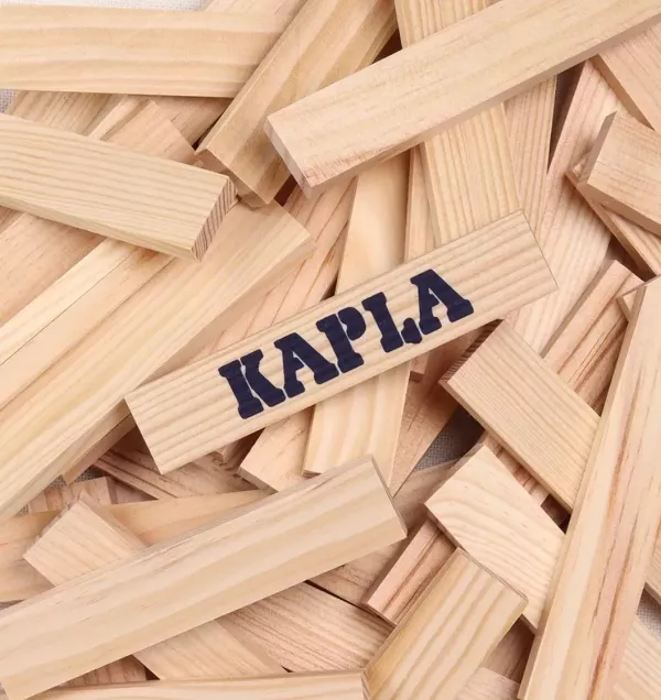 KAPLA精靈積木-原木積木盒(基本款)200PCS(天然松木益智操作積木) 