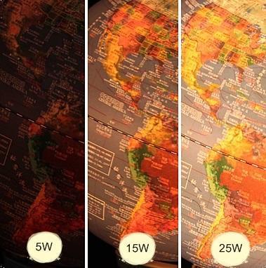 (AR互動款)10吋衛星圖古銅底座三段式觸碰夜燈地球儀 