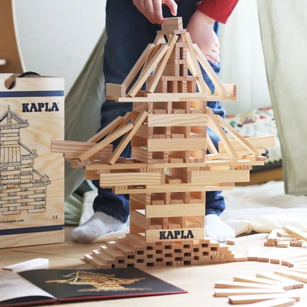 KAPLA 作品書-中階建築 (6Y+) 紅 