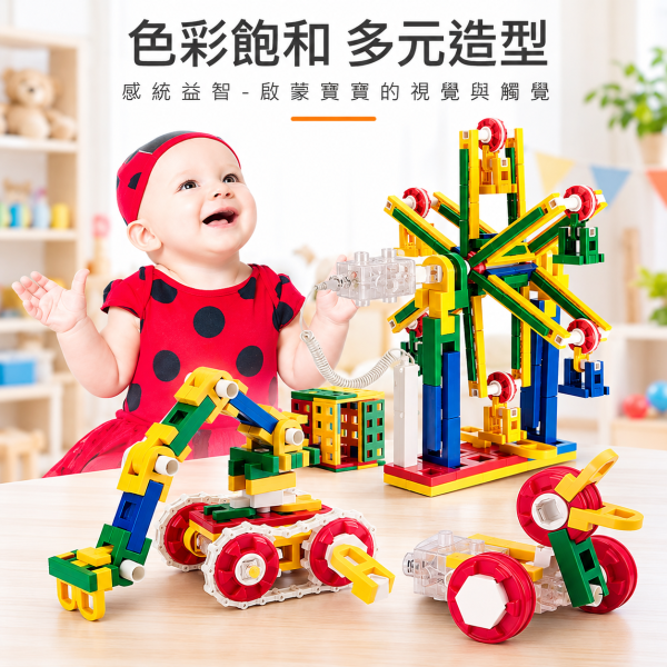 台灣製造Lepao樂寶潛能開發積木-超級樂寶 