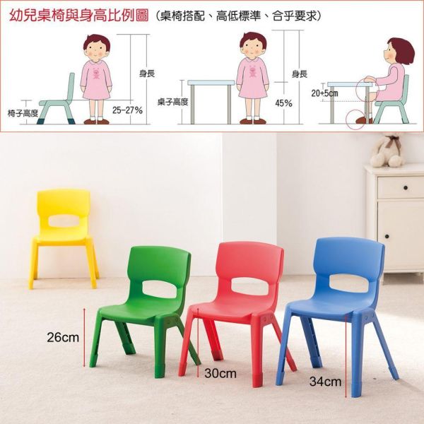 童心園【Weplay】輕鬆椅 16/26/30/34cm 適合發展中幼童 學齡前幼童學習椅 幼兒園托育托嬰中心指定品牌 