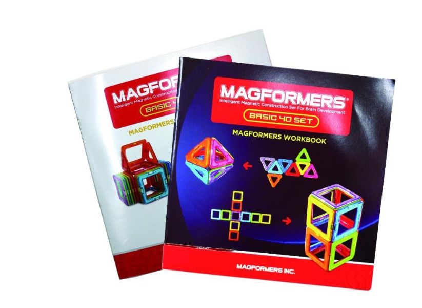 MAGFORMERS磁性建構片-藍桶40片裝 