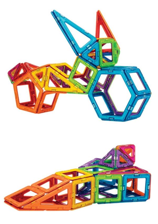 MAGFORMERS磁性建構片-藍桶40片裝 