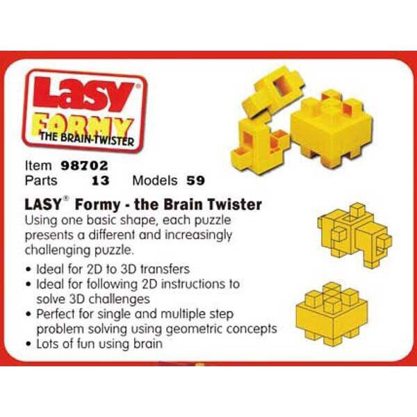 瑞士原廠正版LASY 4003基本組(加碼送Lasy Formy組 3D智慧塊) (開學活動優惠價) 