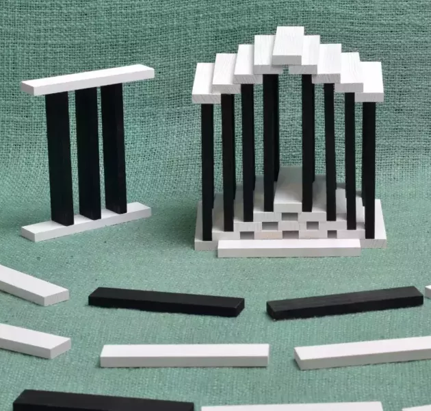 KAPLA |BLACK AND WHITE CASE - 黑白組 (100入) 