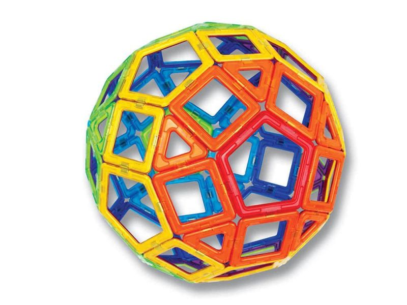 MAGFORMERS磁性建構片-62片裝***贈(專用輪架包+摩天輪支架Plus) 