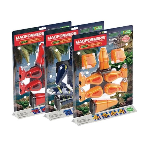 MAGFORMERS磁性建構片-配件包系列(恐龍) 