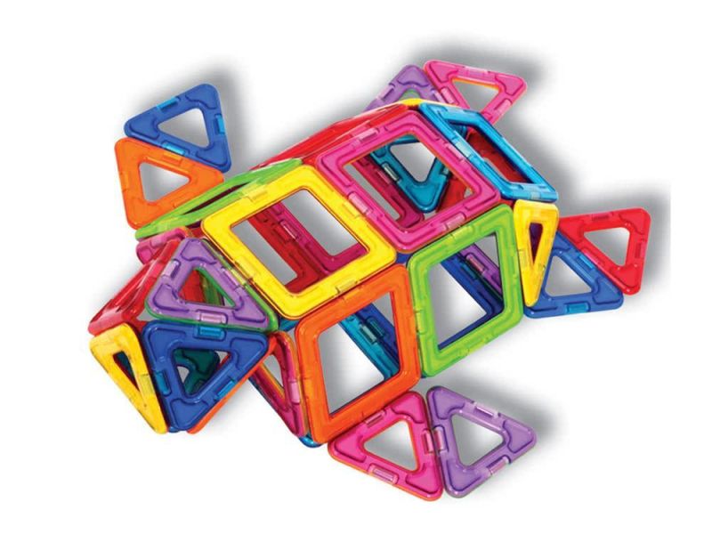 MAGFORMERS磁性建構片-62片裝***贈(專用輪架包+摩天輪支架Plus) 