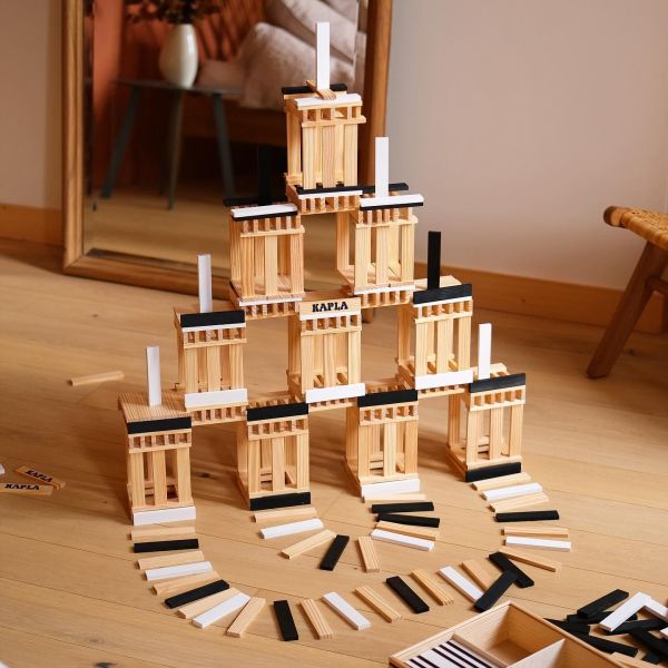 KAPLA |BLACK AND WHITE CASE - 黑白組 (100入) 