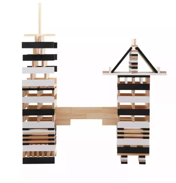 KAPLA |BLACK AND WHITE CASE - 黑白組 (100入) 