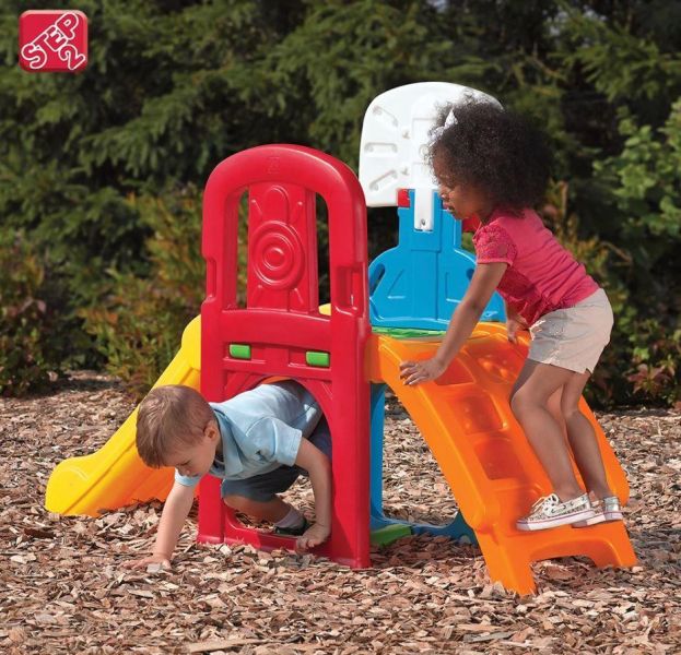 【美國 STEP2】運動攀爬滑梯 