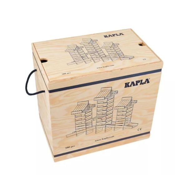 KAPLA原色積木500 PACK(500入附木箱)原廠公司貨 年中慶優惠 精靈積木 原木積木 