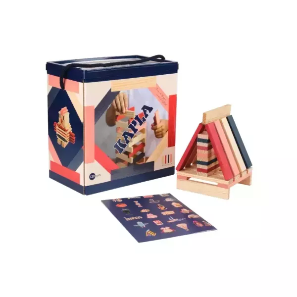 KAPLA｜120 BOX - 四色(暖色) 120入(KAPLA 120片積木盒) KAPLA｜120 BOX - 四色(暖色) 120入(KAPLA 120片積木盒)