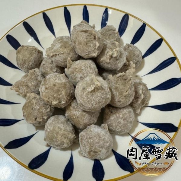 【肉屋雪藏】虱目魚丸 虱目魚丸、肉屋雪藏、台南名產、洽通魚丸、快速料理、魚丸湯、冷凍海鮮宅配、虱目魚料理