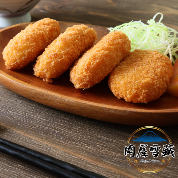 【肉屋雪藏】男爵可樂餅-原味 男爵可樂餅、北海道可樂餅、日本可樂餅推薦、馬鈴薯可樂餅、氣炸鍋可樂餅、丸三食品、肉屋雪藏、冷凍點心推薦、日本進口食材、日式炸物