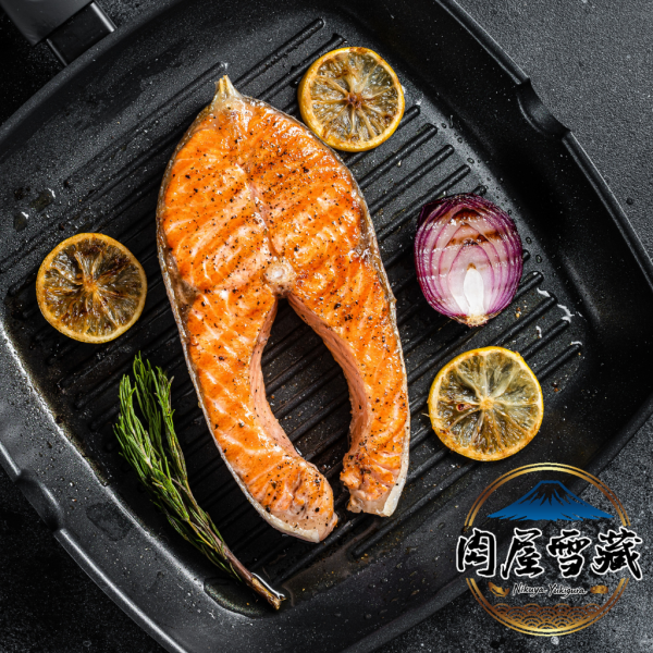 【肉屋雪藏】厚切鮭魚 肉屋雪藏、在地誠實店家、智利鮭魚、鮭魚 350g、HACCP 鮭魚、安心水產、FSSC22000 鮭魚、肉屋雪藏評價