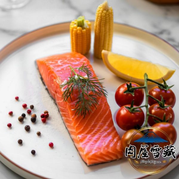 【肉屋雪藏】頂級鮭魚菲力 鮭魚菲力、肉屋雪藏、挪威鮭魚、人工去刺魚片、最精華魚肉、冷凍海鮮宅配、高品質鮭魚推薦