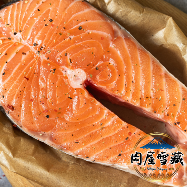 【肉屋雪藏】厚切鮭魚 肉屋雪藏、在地誠實店家、智利鮭魚、鮭魚 350g、HACCP 鮭魚、安心水產、FSSC22000 鮭魚、肉屋雪藏評價