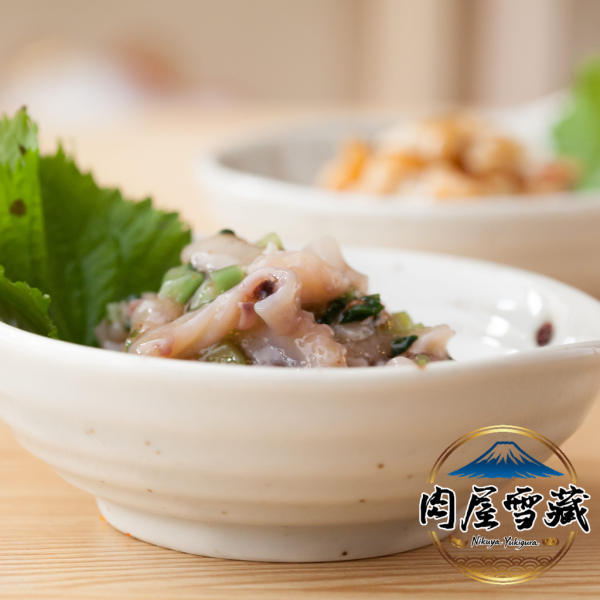 【肉屋雪藏】熟芥末章魚 芥末章魚、熟芥末章魚、Wasabi Tako、日式前菜推薦、軍艦壽司食材、山蜇菜、肉屋雪藏、冷凍開胃菜、居酒屋小菜推薦、解凍即食海鮮