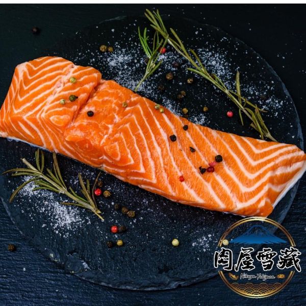 【肉屋雪藏】頂級鮭魚菲力 鮭魚菲力、肉屋雪藏、挪威鮭魚、人工去刺魚片、最精華魚肉、冷凍海鮮宅配、高品質鮭魚推薦