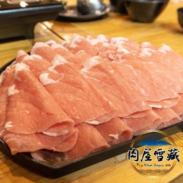 【肉屋雪藏】頂級豬梅花火鍋片 梅花豬肉片、肉屋雪藏、一公斤豬肉片、加拿大豬肉、便宜火鍋肉片、梅花豬料理、高CP值食材、豬肉片宅配