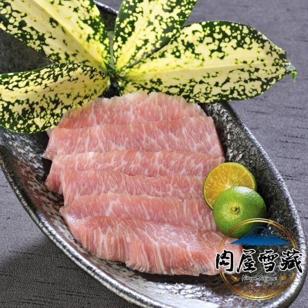 【肉屋雪藏】霜降松板豬 松阪豬、肉屋雪藏、霜降松阪豬、黃金六兩肉、豬頰肉、無腥味豬肉、真空包裝肉品、松阪肉料理