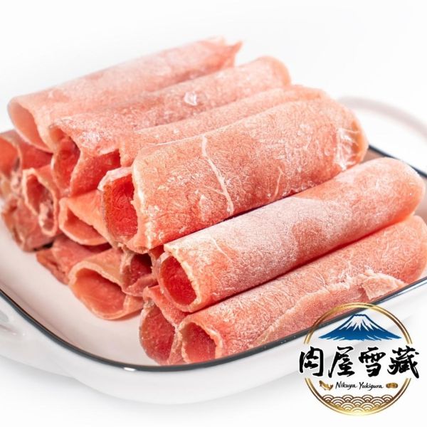 【肉屋雪藏】頂級豬梅花火鍋片 梅花豬肉片、肉屋雪藏、一公斤豬肉片、加拿大豬肉、便宜火鍋肉片、梅花豬料理、高CP值食材、豬肉片宅配