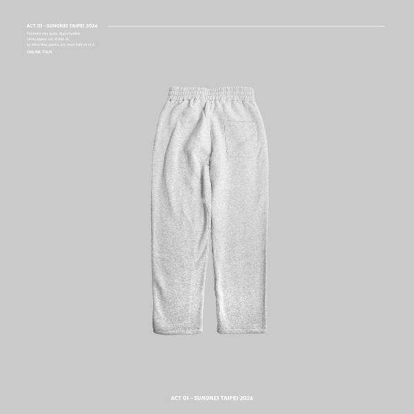 (預購)杏色 ACT-01 SUNONE LOGO Sweatpant 