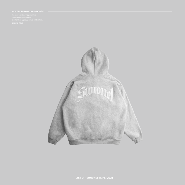 (預購)杏色ACT-01 SUNONE1 LOGO Hoodie 