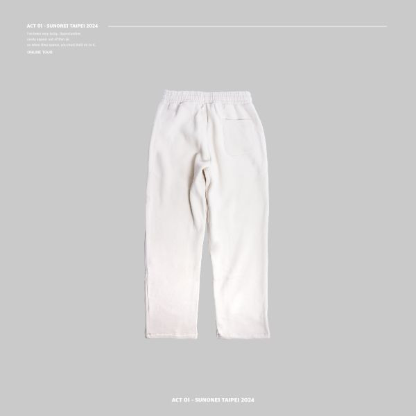 (預購)黑色ACT-01 SUNONE LOGO Sweatpant 