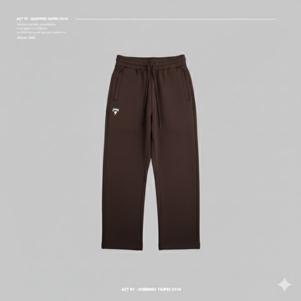 限定棕 ACT-01 SUNONE LOGO Sweatpant 