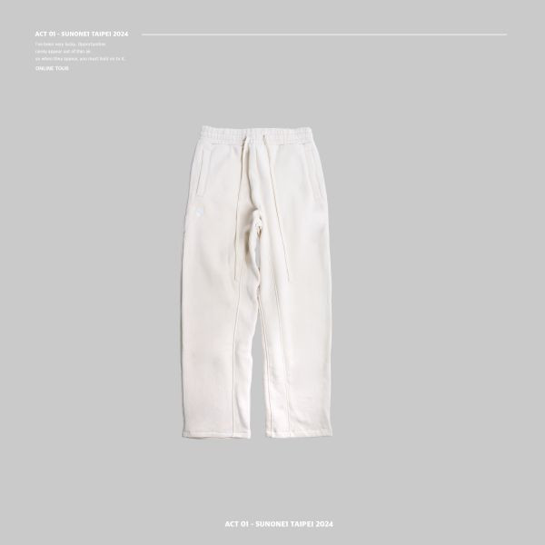 (預購)黑色ACT-01 SUNONE LOGO Sweatpant 