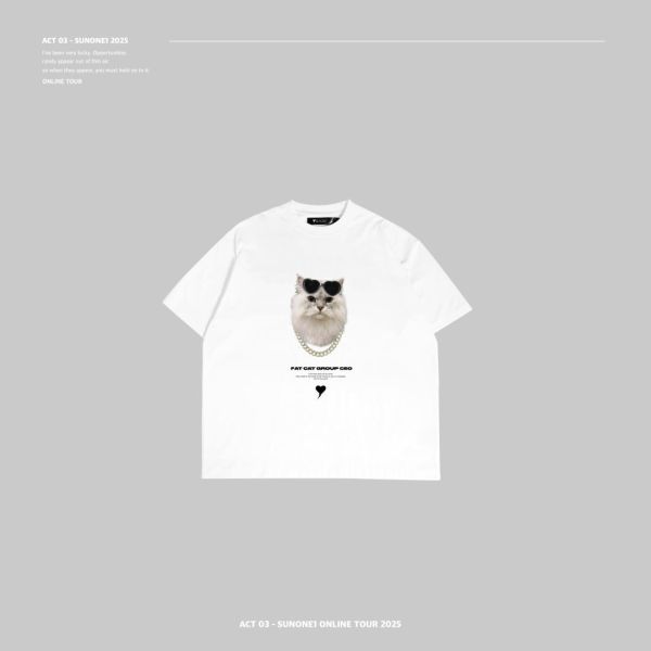 白色NISSE 聯名 SUNONE1 SS ACT-3 T-SHIRT 