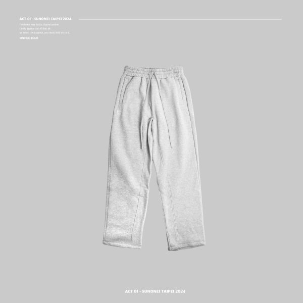 (預購)杏色 ACT-01 SUNONE LOGO Sweatpant 