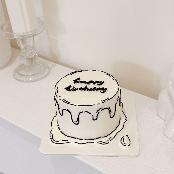 2D漫畫蛋糕 水果蛋糕,生日蛋糕,鮮奶油蛋糕,新莊蛋糕,新莊甜點,手作蛋糕,韓系蛋糕,簡約蛋糕,柒風蛋糕,紅色小裙擺,ins風蛋糕,2D漫畫蛋糕