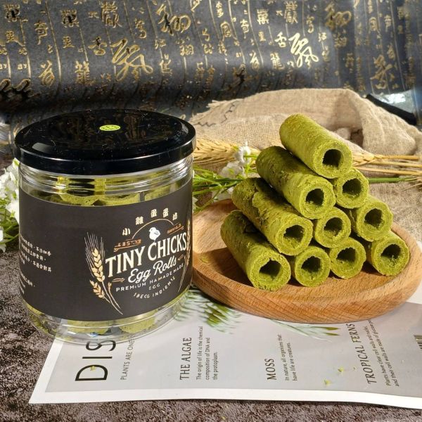 綠藻抹茶胖胖罐(10入/罐) 小雞蛋蛋坊,小雞蛋蛋,小雞蛋蛋蛋捲,蛋捲,台中拌手禮,拌手禮,手工蛋捲,蛋捲台中,烘焙蛋捲,無添加蛋捲,天然手工,天然手工蛋捲,蛋捲禮盒,禮盒,餅乾禮盒,鬍子國王,海邊走走,福義軒