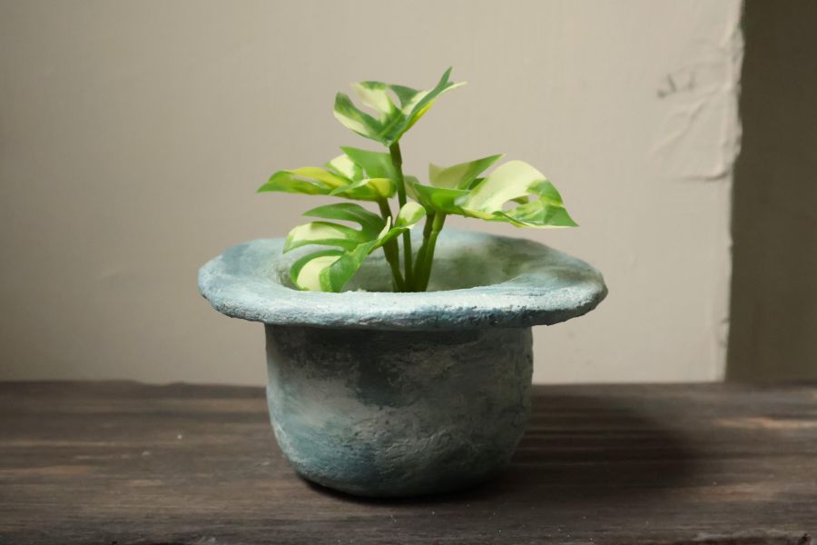 大地系列 浪花藍 手作,水泥,盆器,植栽,多肉,植物,盆栽,居家裝飾,水泥盆器