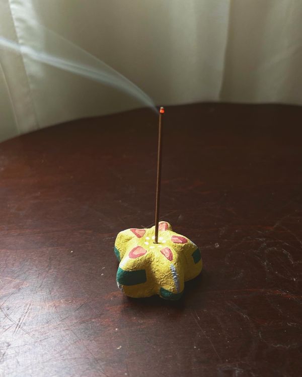 水泥手捏線香座 手作,水泥,線香,線香座,薰香,療癒,冥想