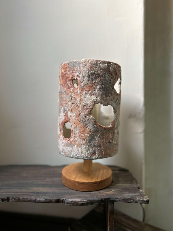水泥質感桌燈 珊瑚 檯燈,桌燈,手作,水泥,燈,居家裝飾,夜燈