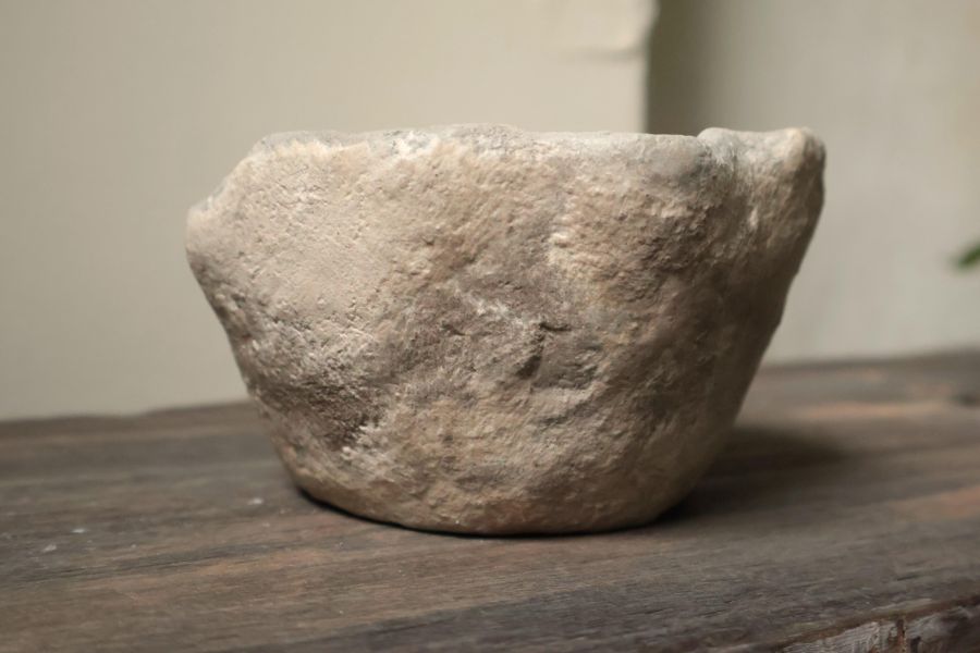 大地系列 灰咖胎球碗 手作,水泥,盆器,植栽,多肉,植物,盆栽,居家裝飾,水泥盆器