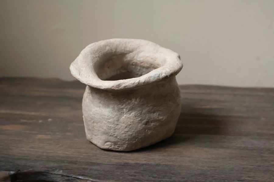 大地系列 斑駁灰咖福袋 手作,水泥,盆器,植栽,多肉,植物,盆栽,居家裝飾,水泥盆器