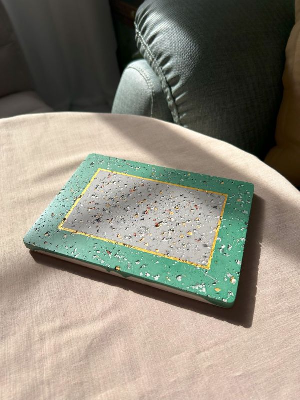 長方形 爵石置物盤 磨石子 手作,爵石,環保礦物樹酯,置物盤,飾品盤,居家裝飾,杯墊,長方形