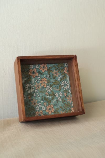 手工木作飾品盒 正方形 