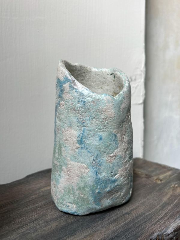 潮痕霧島斜口瓶 水泥,花器,花,鮮花,花瓶