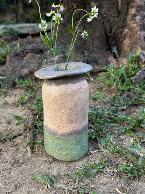 酪梨牛奶瓶 水泥,花器,花,鮮花,花瓶