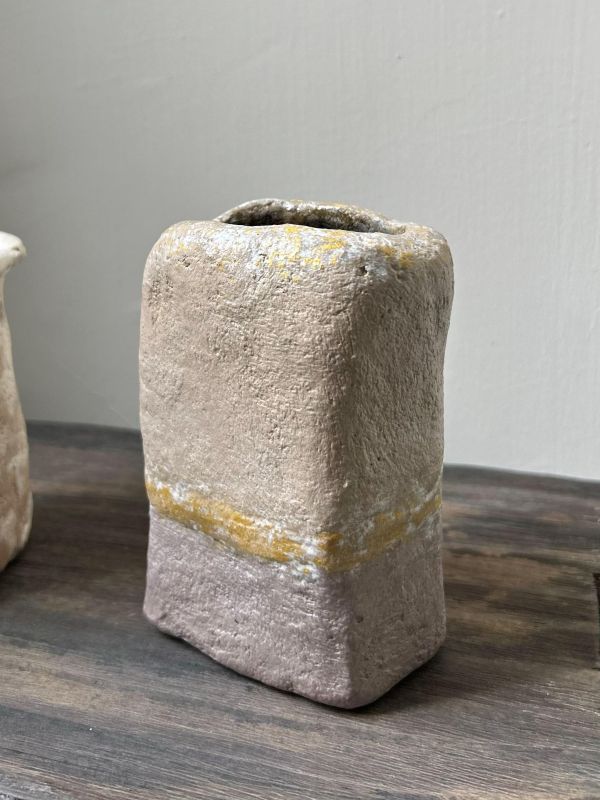 日界晨土方瓶 水泥,花器,花,鮮花,花瓶