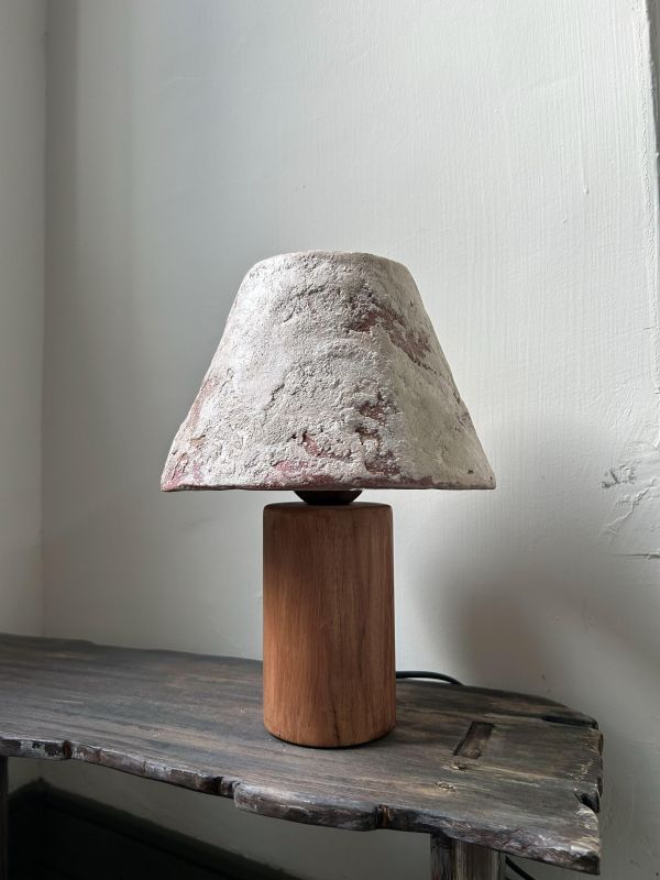 水泥質感桌燈 蘑菇 檯燈,桌燈,手作,水泥,燈,居家裝飾,夜燈