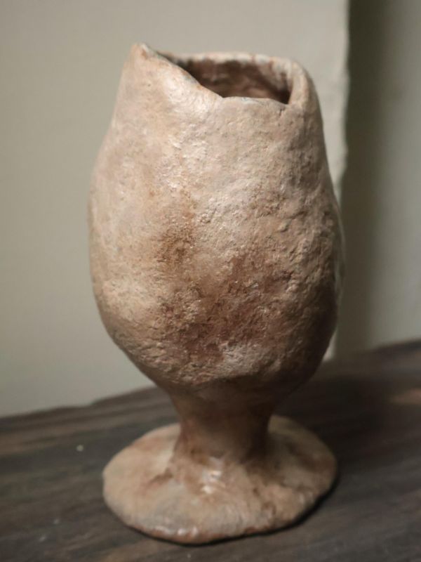 高腳杯花瓶 水泥,花器,花,鮮花,花瓶