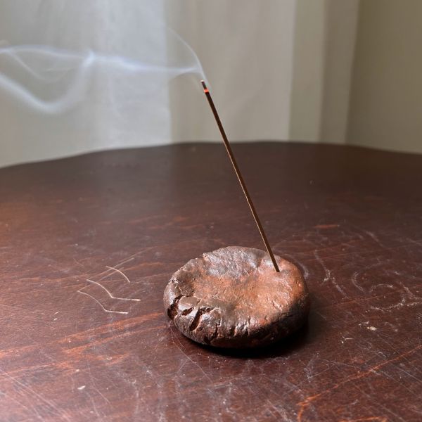 水泥手捏線香座 手作,水泥,線香,線香座,薰香,療癒,冥想